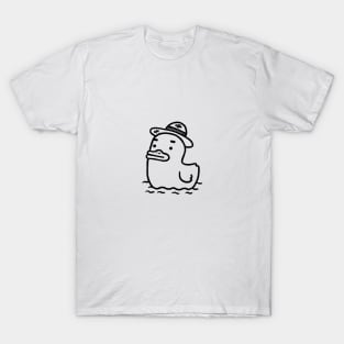 Duck: I have no idea ( front ) T-Shirt